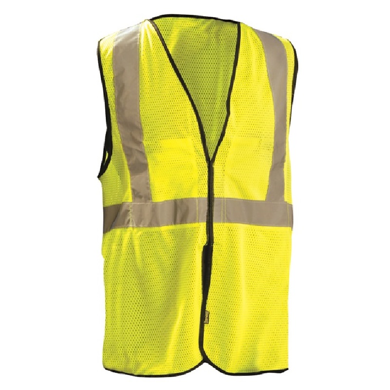 High Visibility Mesh 5 Point Breakaway Safety Vest in Yellow